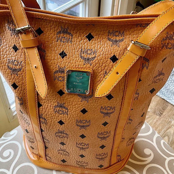 MCM Handbags - MCM bucket bag in great used condition.